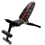 Adjustable multi-purpose workout bench with incline and decline positions for home gym strength training and abdominal exercises