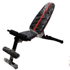 Adjustable multi-purpose workout bench with incline and decline positions for home gym strength training and abdominal exercises