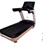 6HP commercial electric treadmill with wide running belt and LED display for gyms.
