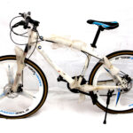 BMW mountain bike with MG alloy wheels, 21-speed gears, dual disc brakes, and lightweight durable frame for city and off-road cycling.