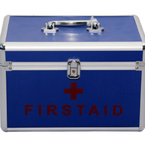 Empty first aid box – durable portable medical storage container for home, office, hospital, school, gym, and travel use”
