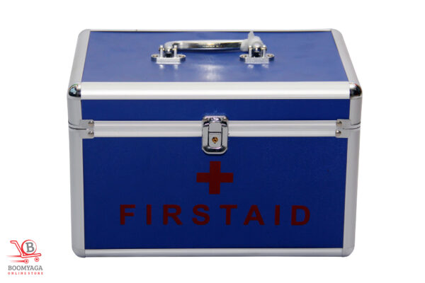 Empty firstaid box Empty first aid box – durable portable medical storage container for home, office, hospital, school, gym, and travel use”