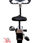 Heavy Duty Commercial Upright Exercise Bike with LCD monitor and adjustable seat for gym and home fitness.