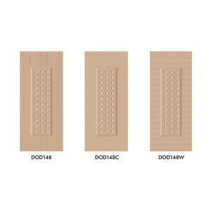 DOD148 Steel Door Plain – Elegant plain steel security door design • DOD148 Chaka Steel Door – Stylish patterned steel security door with chaka finish • DOD148 Watermark Steel Door – Modern steel door with unique watermark design