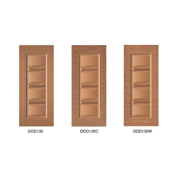 DOD130plain steel door – sleek minimalist finish • DOD130chaka steel door – decorative textured design • DOD130watermark steel door – embossed elegant design