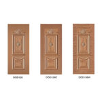 DOD126PlainSeries modern steel door • DOD126Chaka decorative steel door • DOD126Watermark elegant steel door