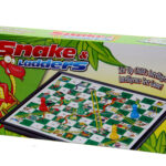 Colorful Snakes and Ladders set for kids and families