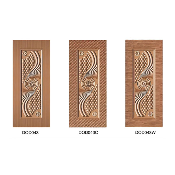 Front view of Steel Door Designs DOD043 Plain Series • Durable Steel Door Designs DOD043 Chaka • Modern Steel Door Designs DOD043 Watermark