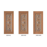 Elegant DOD102 modern steel entrance door