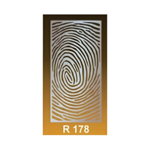 Steel Fence Laser Design R178